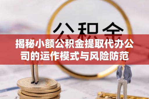 遂平揭秘小额公积金提取代办公司的运作模式与风险防范