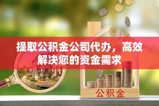 遂平提取公积金公司代办，高效解决您的资金需求