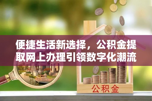 遂平便捷生活新选择，公积金提取网上办理引领数字化潮流
