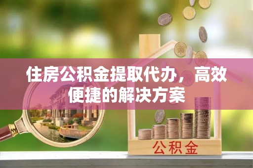 遂平住房公积金提取代办，高效便捷的解决方案